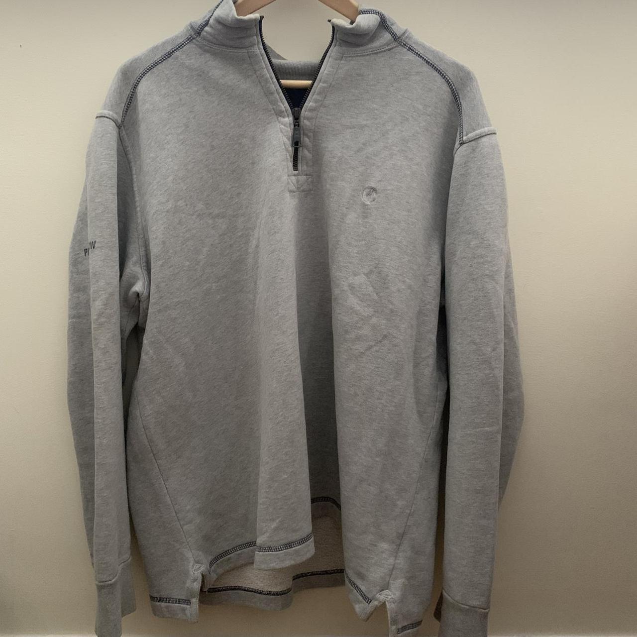 Fat face Padstow vintage grey quarter zip jumper... - Depop