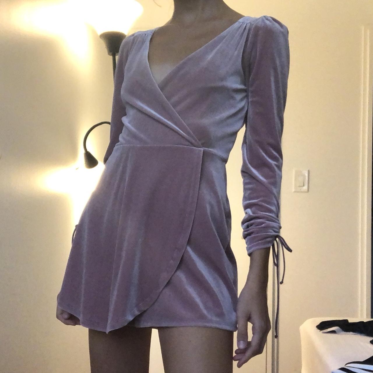 Urban outfitters hotsell purple velvet dress