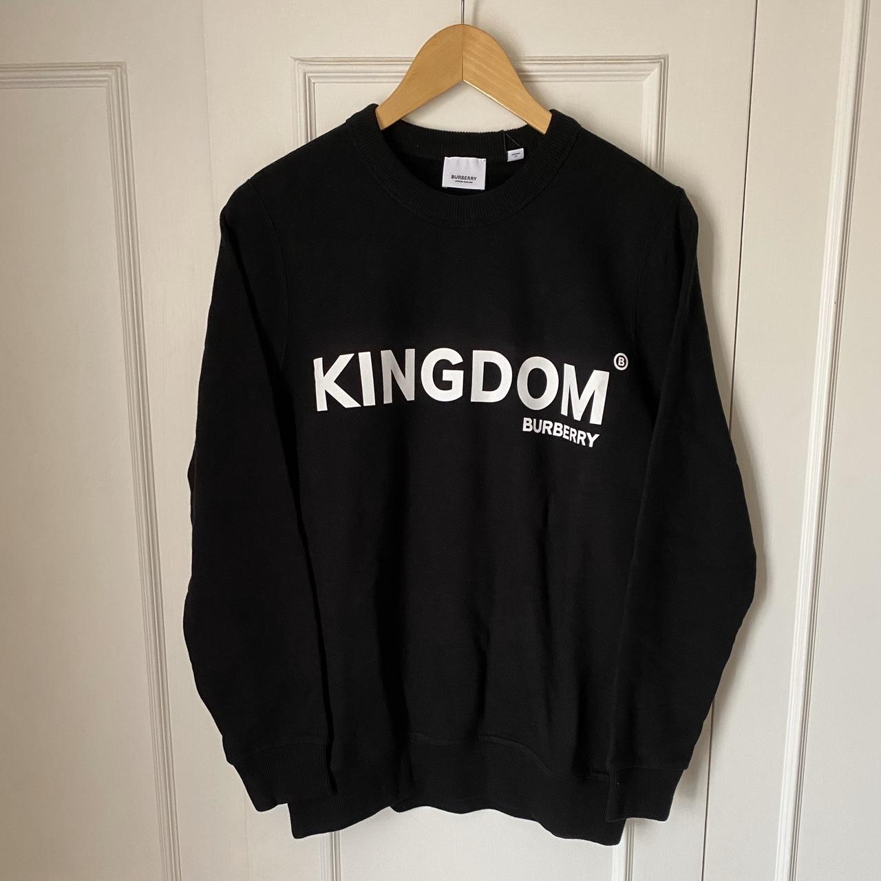 Burberry Kingdom Logo print cotton sweatshirt