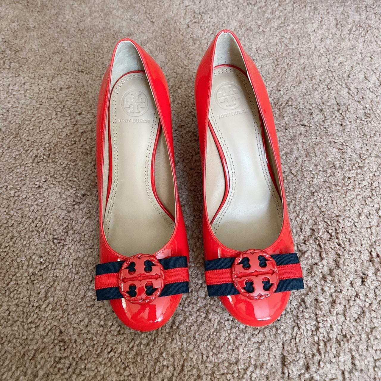 Tory Burch heels.. Only worn once! Excellent... - Depop