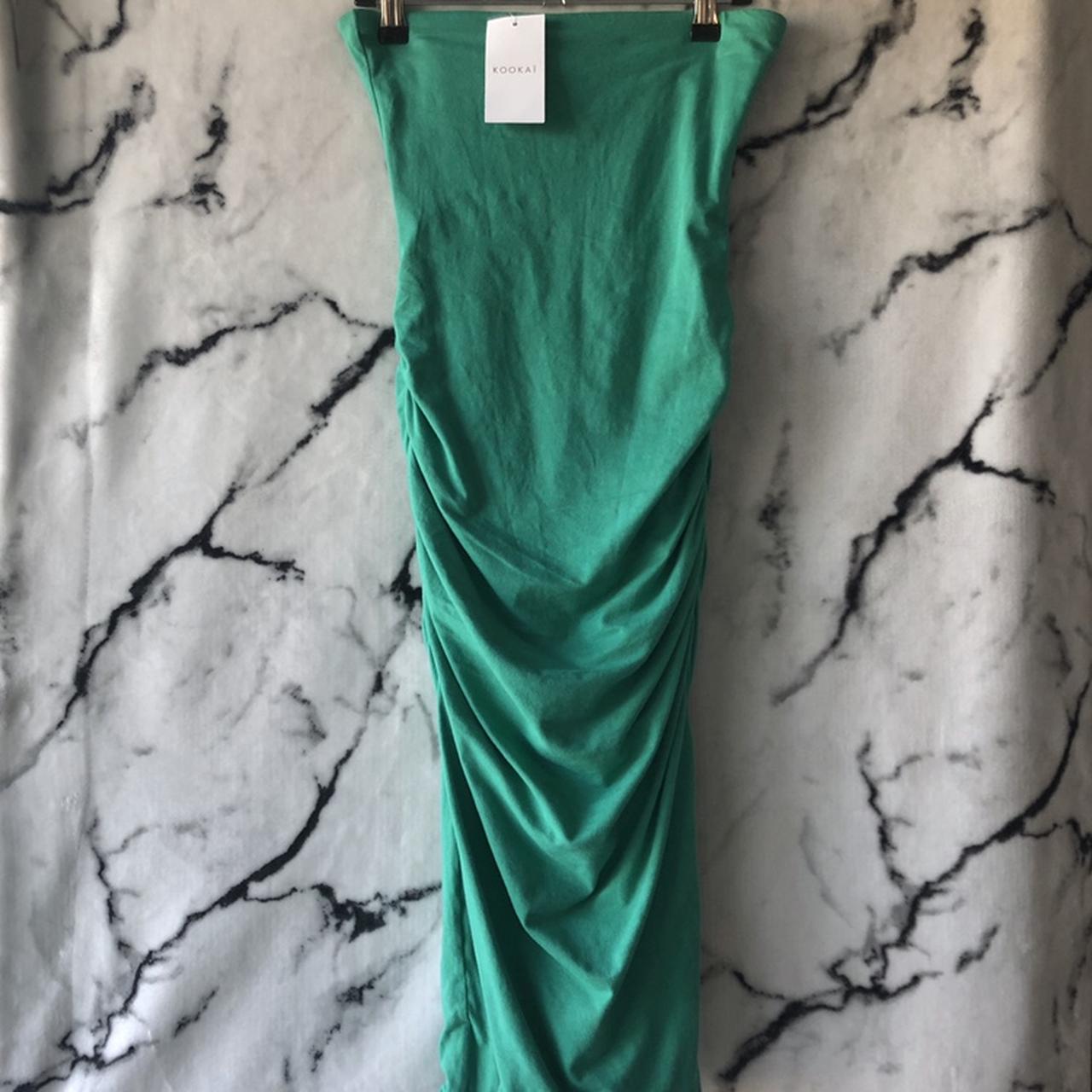 Vintage 90's Alfredo Versace Green and White Striped - Depop