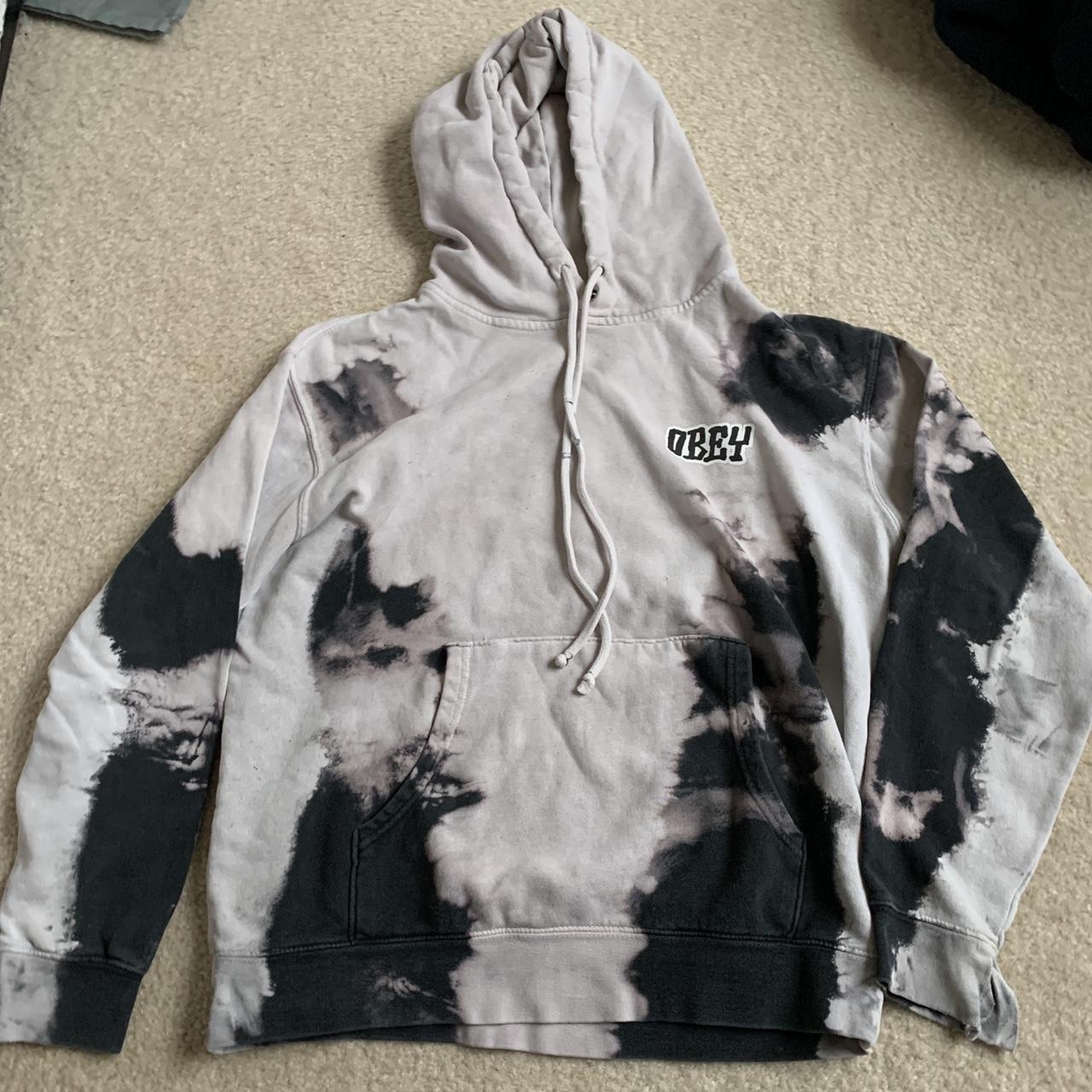 Obey tie best sale dye hoodie