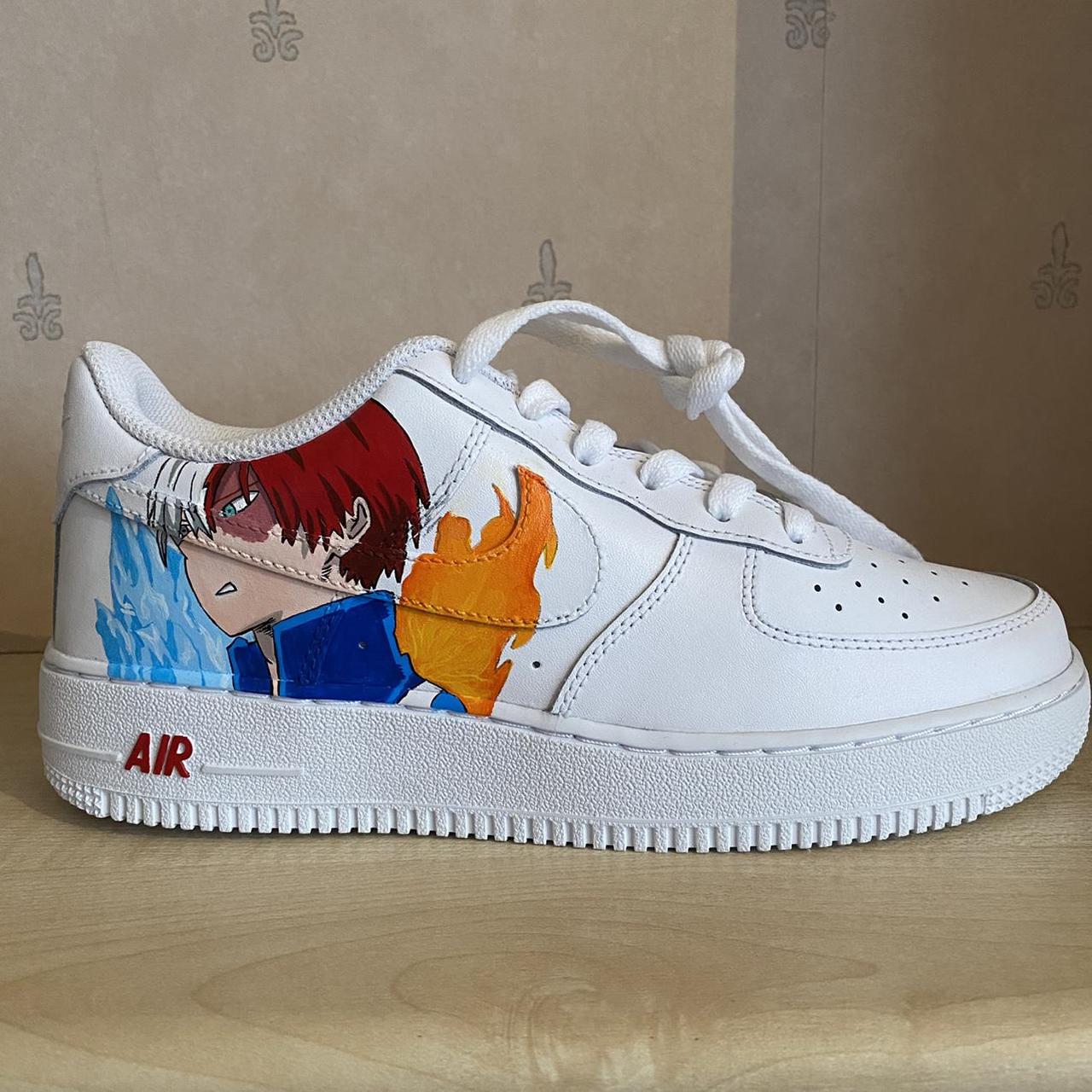MHA MY HERO ACADEMIA CUSTOM AIR FORCE 1s Depop