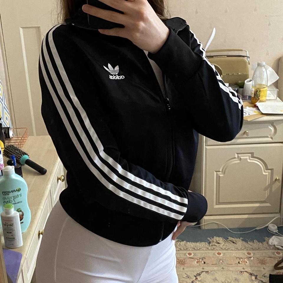 Black adidas cheap jacket tumblr