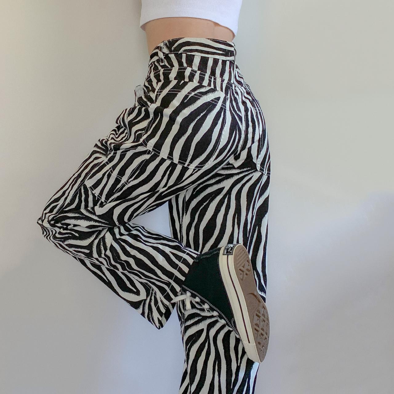 Urban Outfitters — BNWT BDG Zebra Print Leila... - Depop