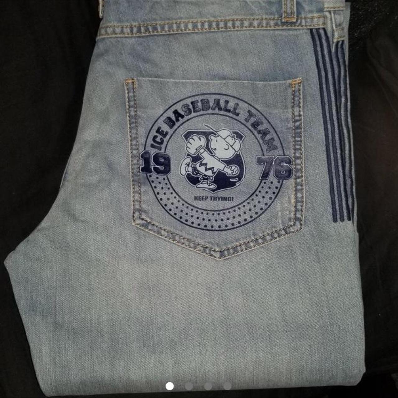 Very cool and VINTAGE ICEBERG jeans from the 90s.... Depop