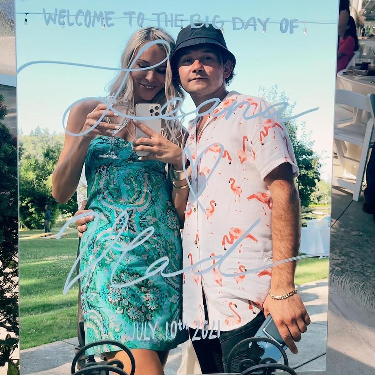 One-of-a-Kind Strapless Dress by $100 Depop