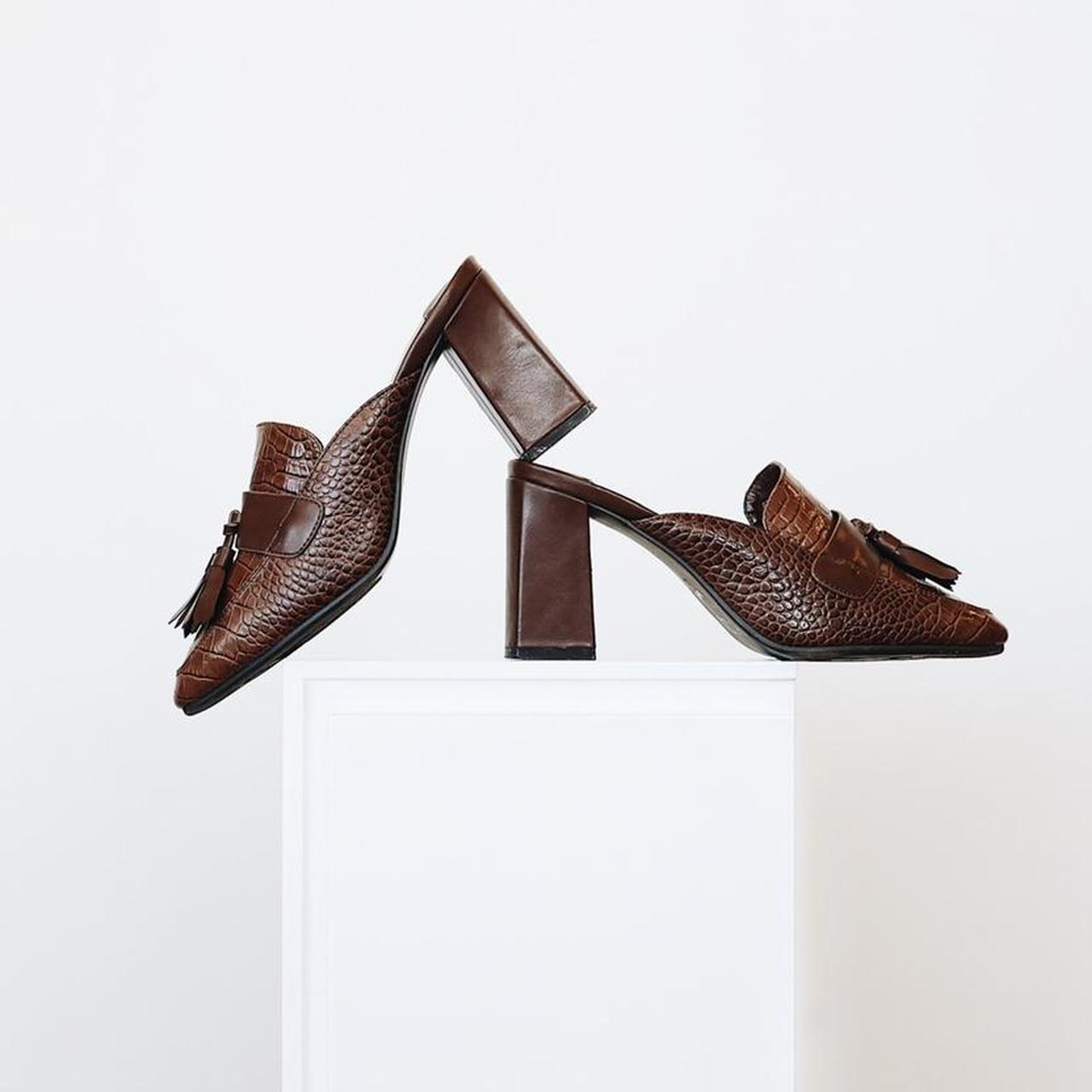 Product Image 1 - Brown Leather Mules

* If you