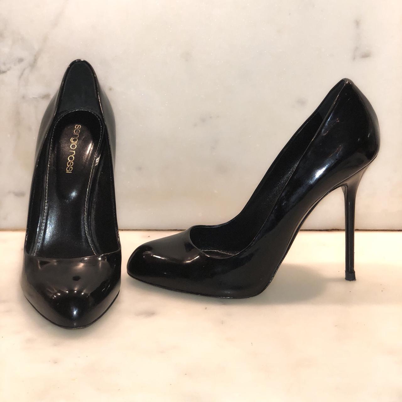 Chichi Sergio Rossi Black Suede Pumps Sergio Rossi “Chi Chi” Black