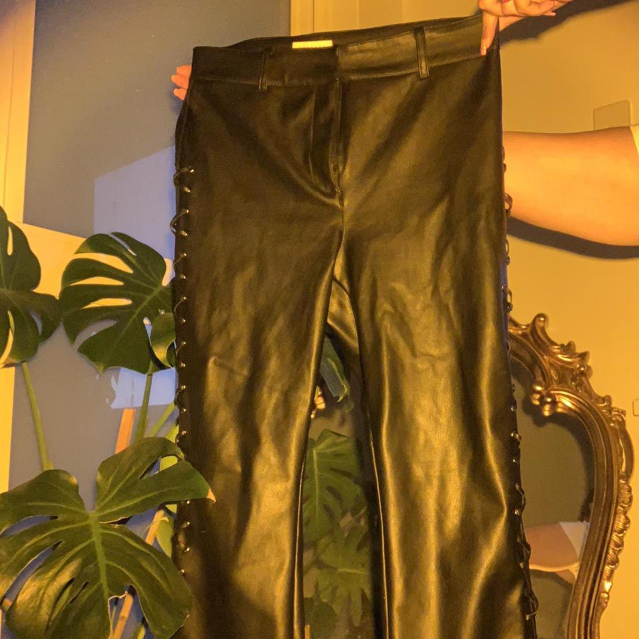 topshop leather pants