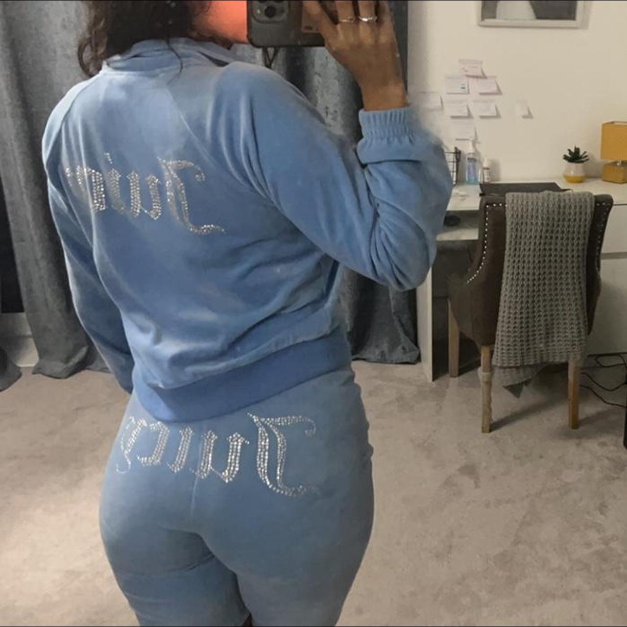 Blue juicy couture tracksuit, it’s in great... - Depop
