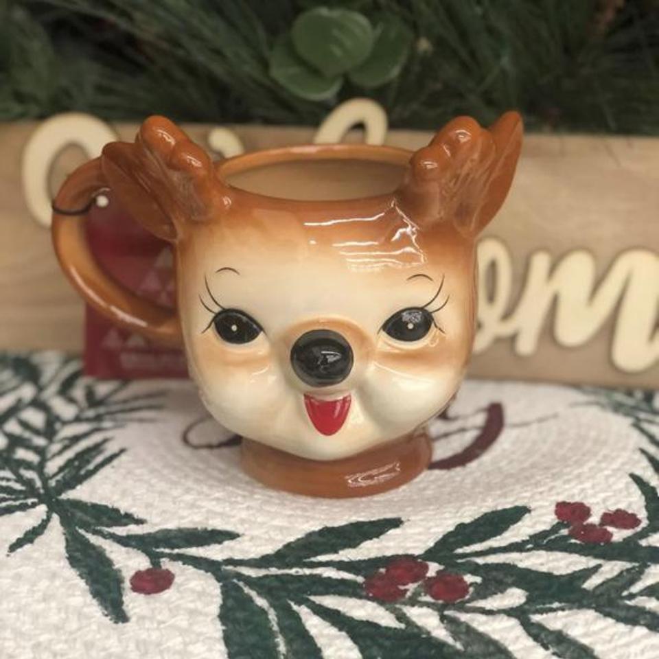 Retro Reindeer Mug - Merry – Domaci