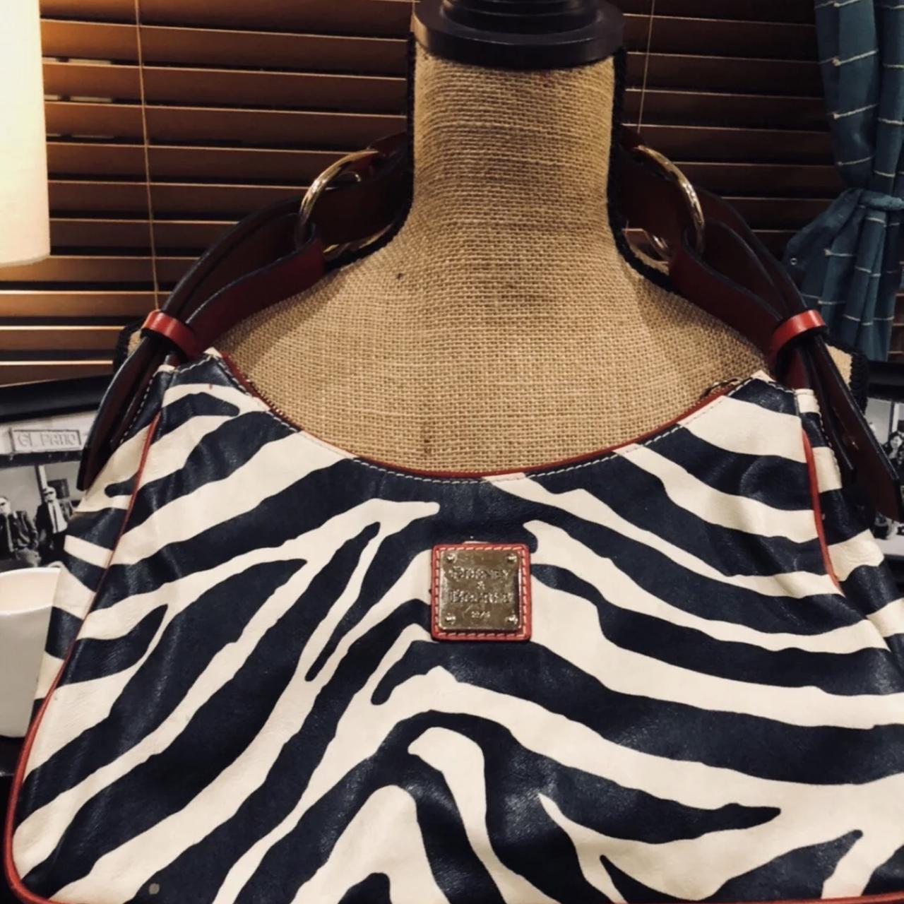 Dooney and bourke zebra best sale print purse