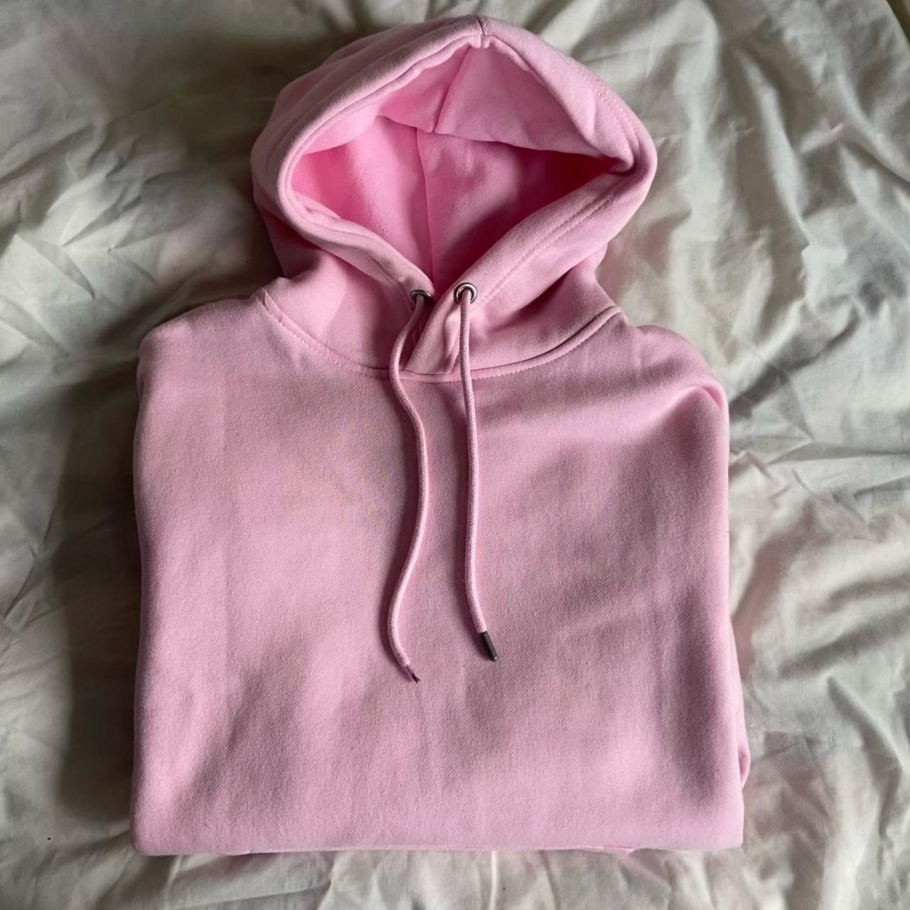 Pink Pull and Bear Hoodie/Jumper Size Medium Very... - Depop