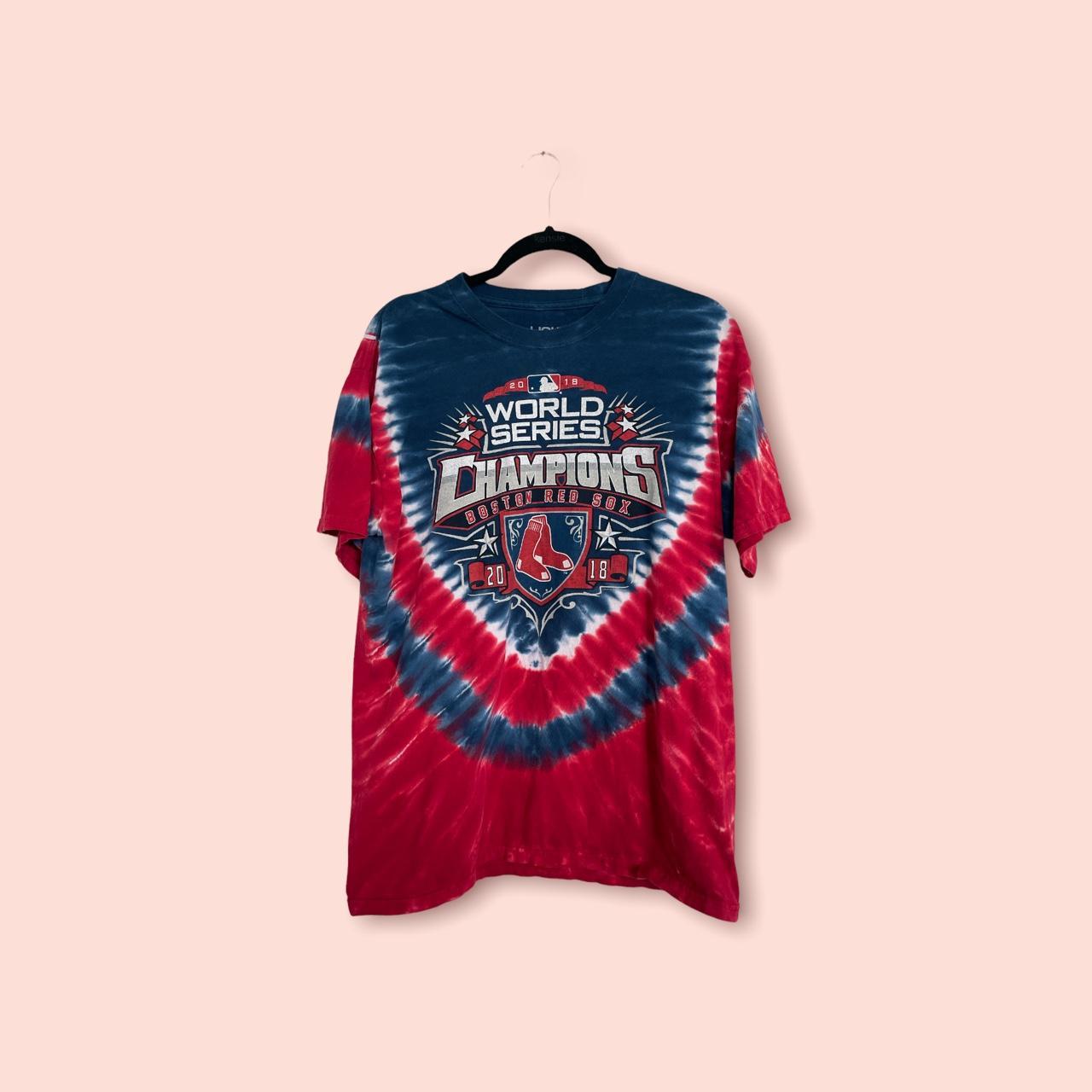 boston red sox tie dye shirt
