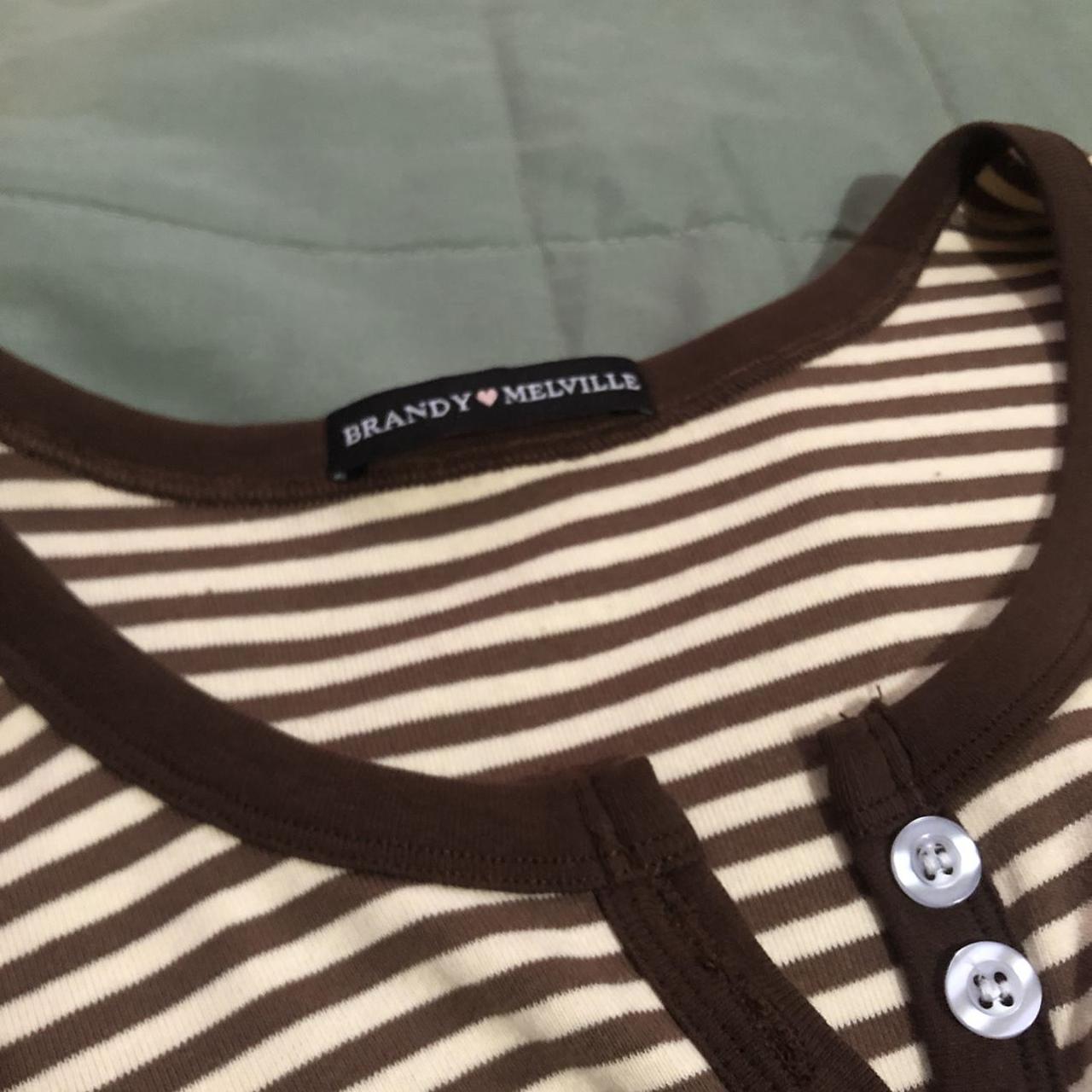 Brandy Melville dupe striped top x fits an xs x... Depop