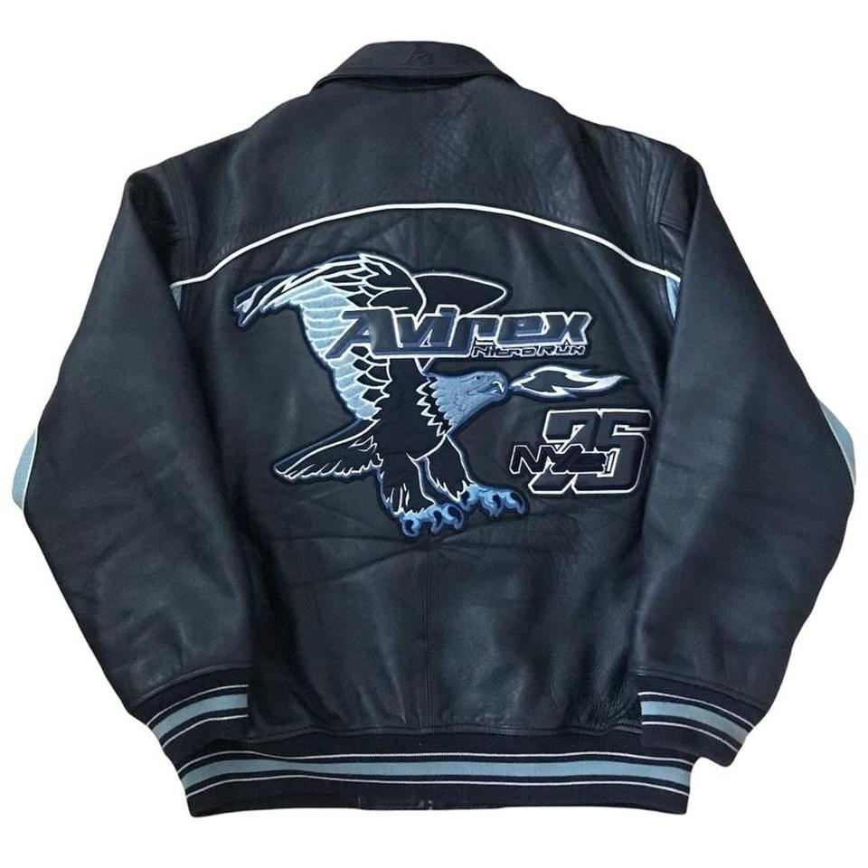 Vintage AVIREX Nitro Run Varsity Jacket... - Depop