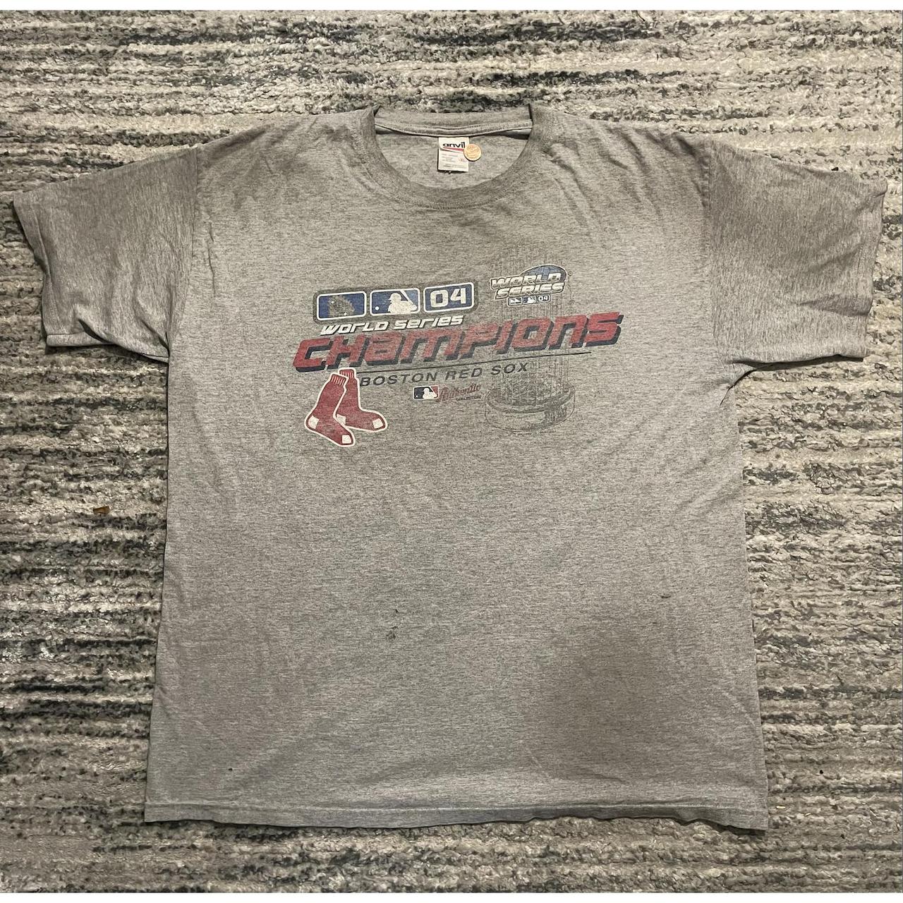 Vintage Boston Red Sox 2004 World Series Champions - Depop