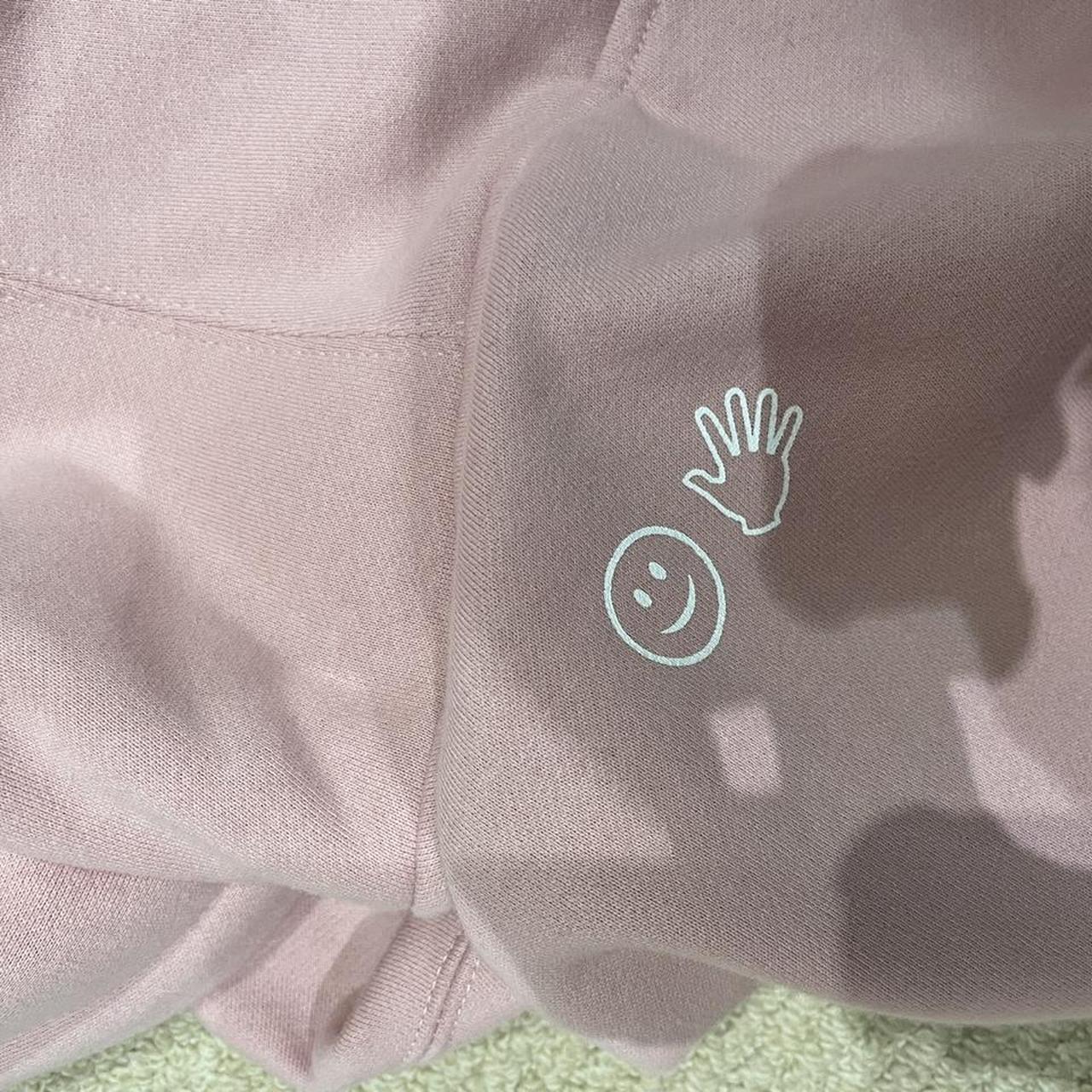 glossier-pink-hoodie-never-worn-size-medium-so-depop