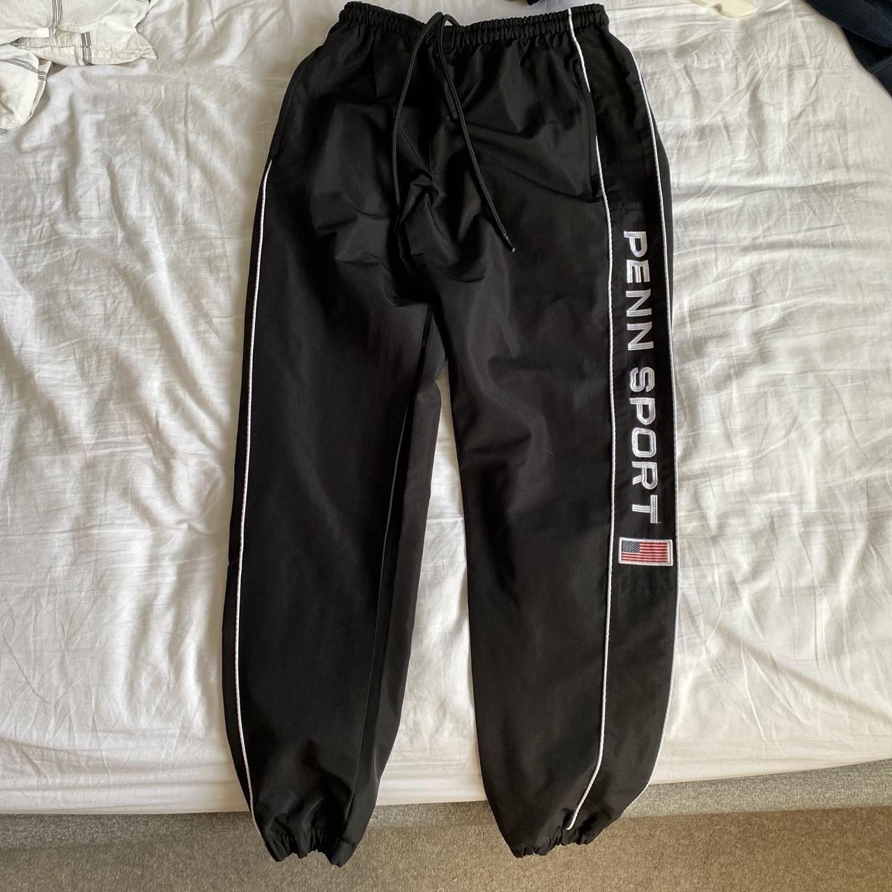 Penn sport black tracky pants Size XS but could