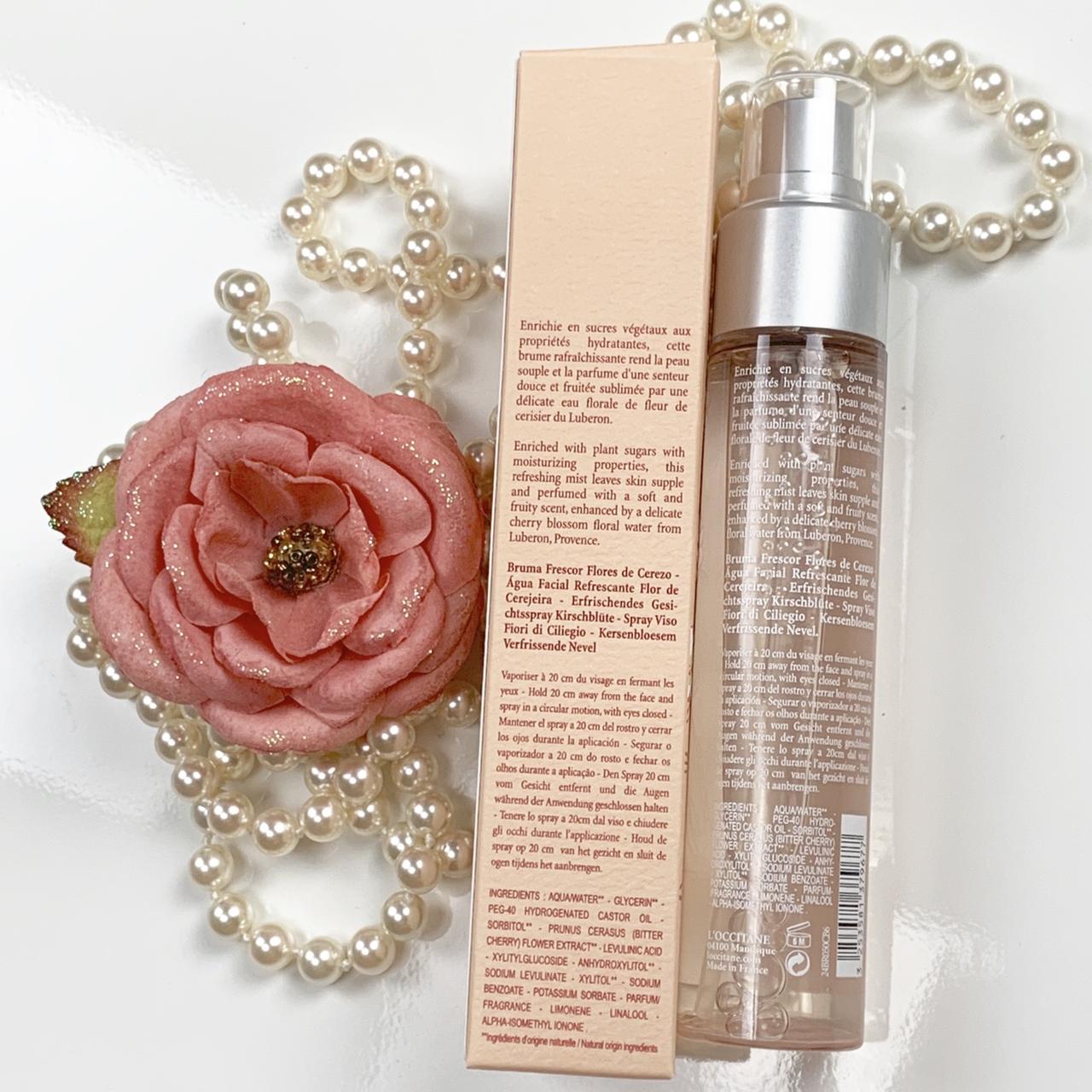 L'occitane Cherry Blossom Fresh Face Mist 50ml Made... Depop