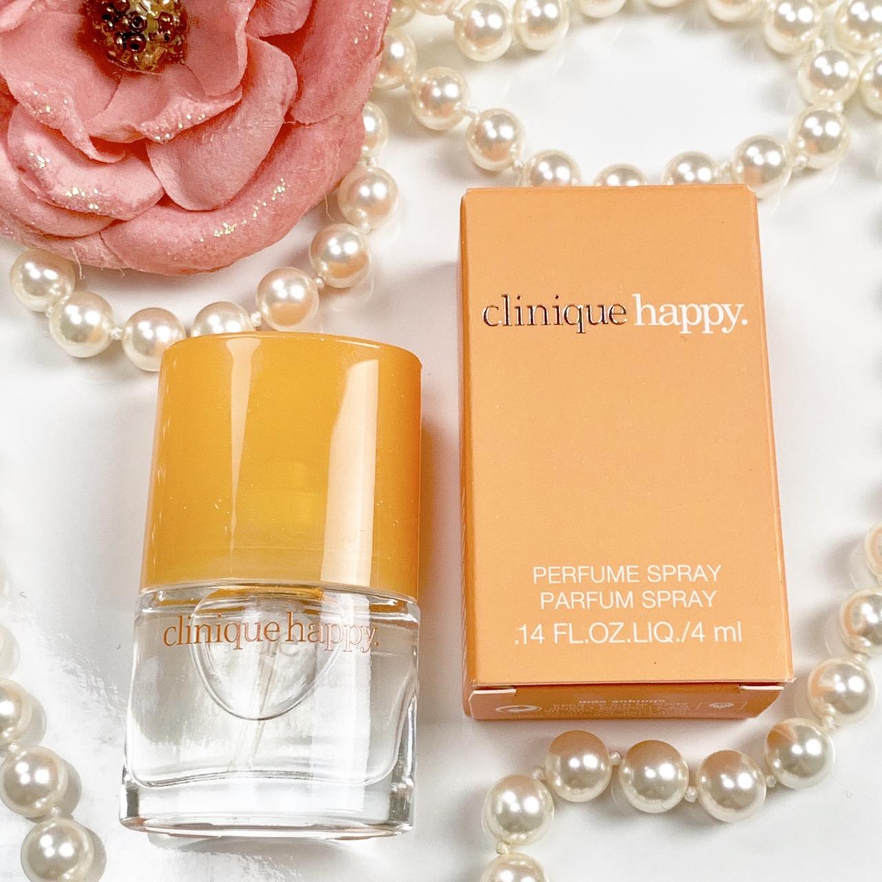 CLINIQUE HAPPY Perfume Spray Travel Size 0.14 oz/... Depop