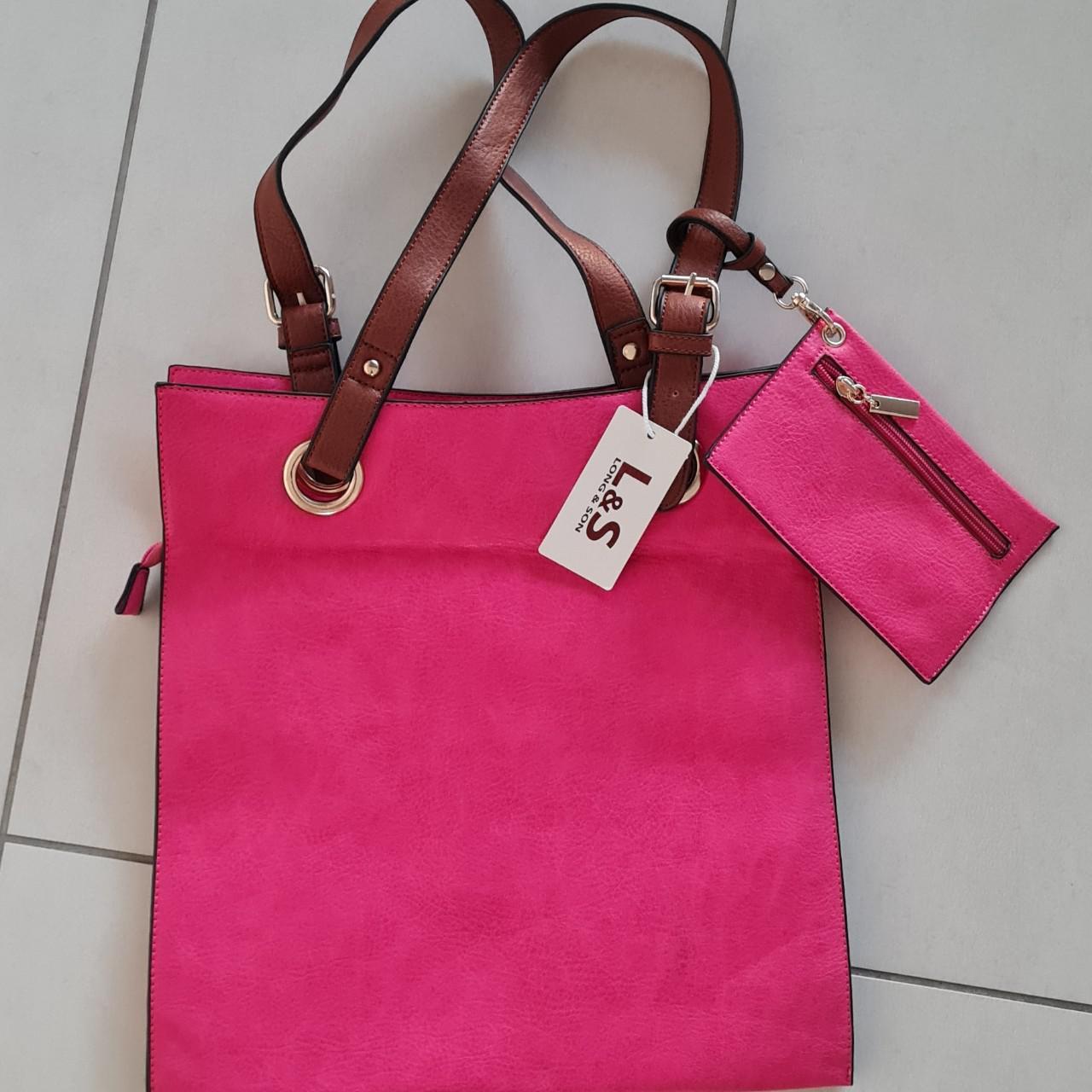 Long and son hot sale pink bag