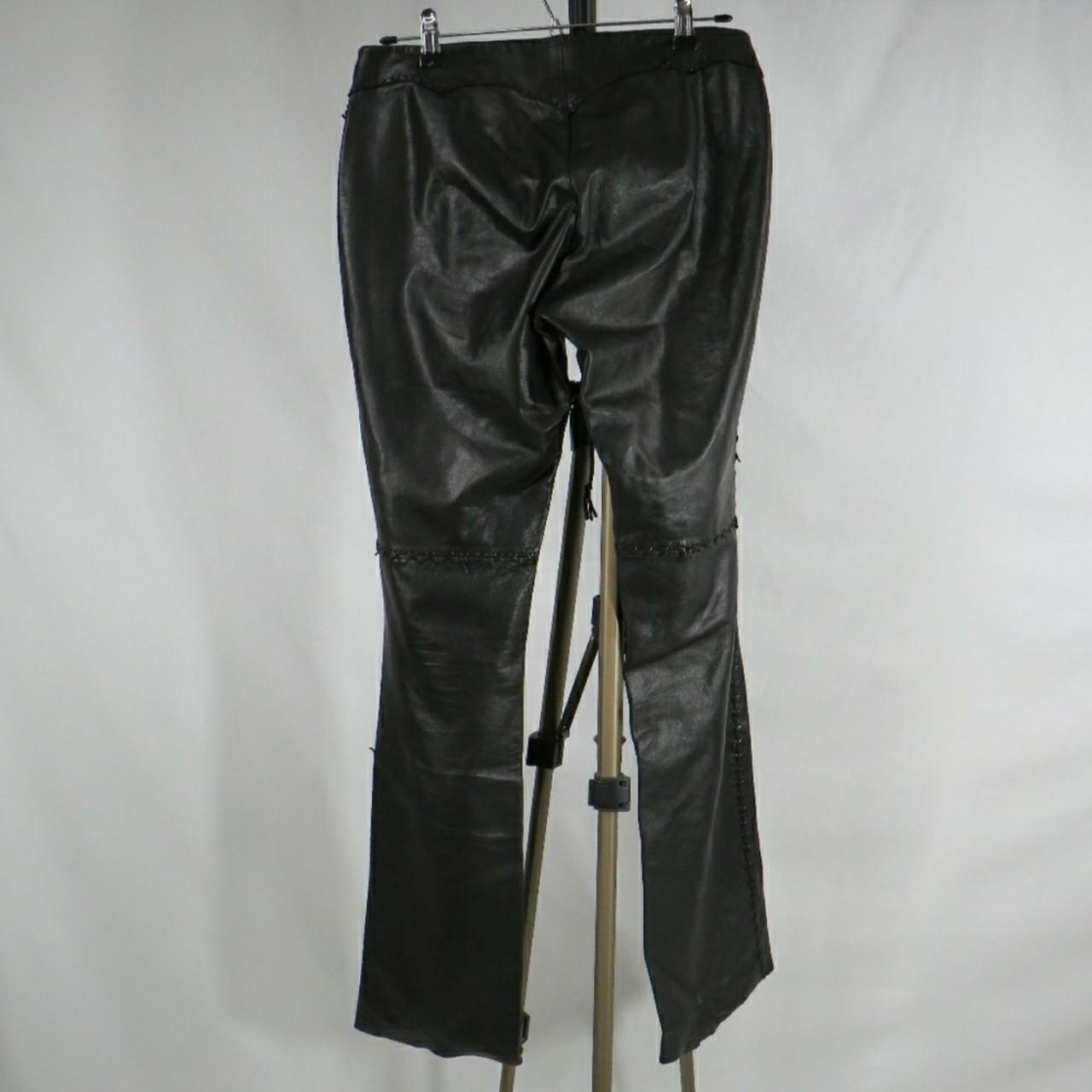Extremely rare NBL leather pants with leather... - Depop