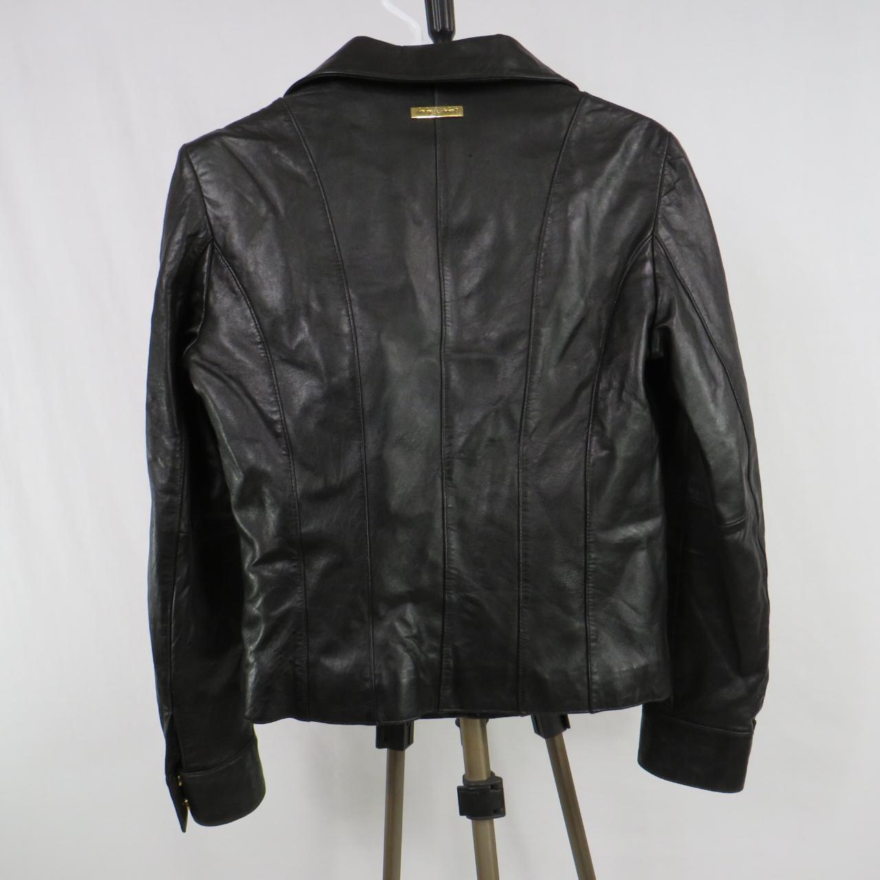 Vintage Baby Phat black authentic leather jacket... - Depop