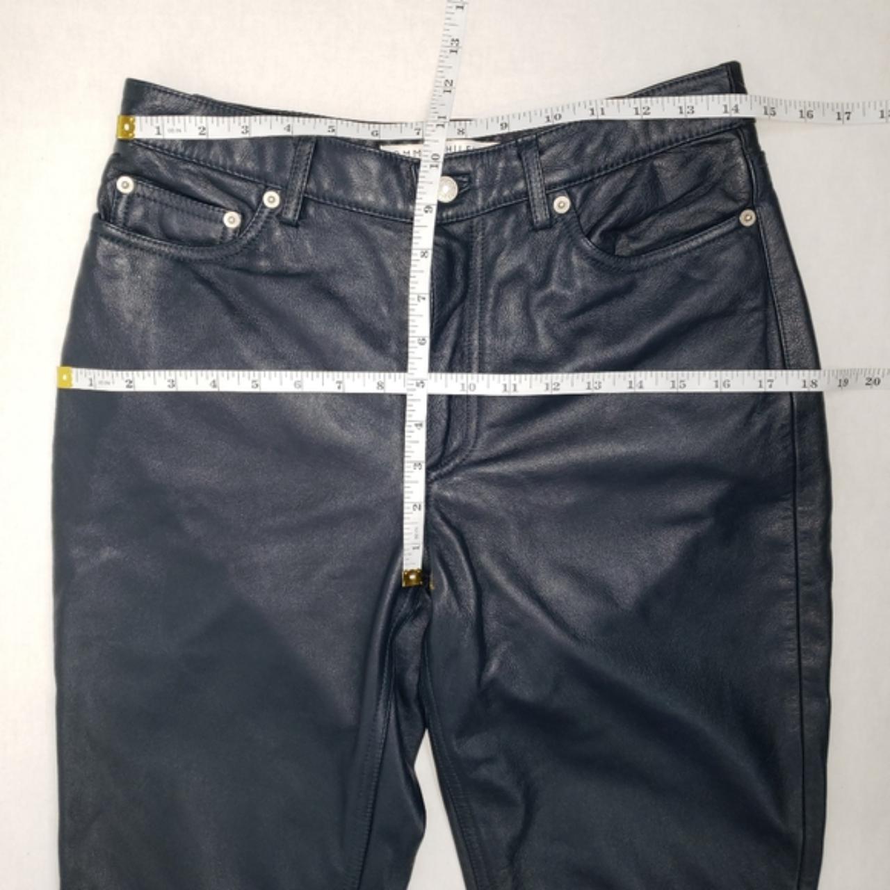 Soft Tommy Hilfiger 5 pocket, dark blue leather... - Depop