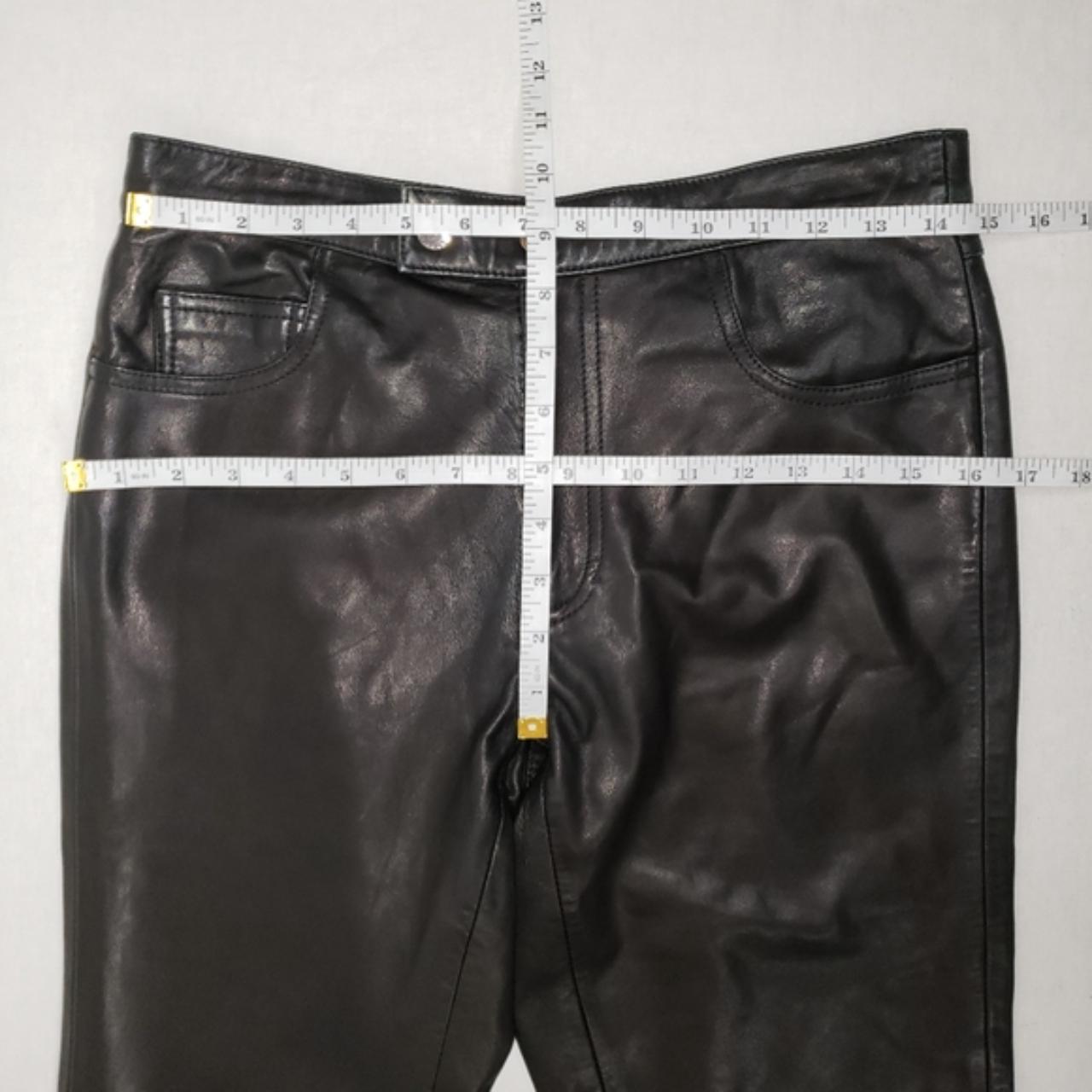 Soft lambskin Ralph Lauren Sport leather pants. Very... - Depop