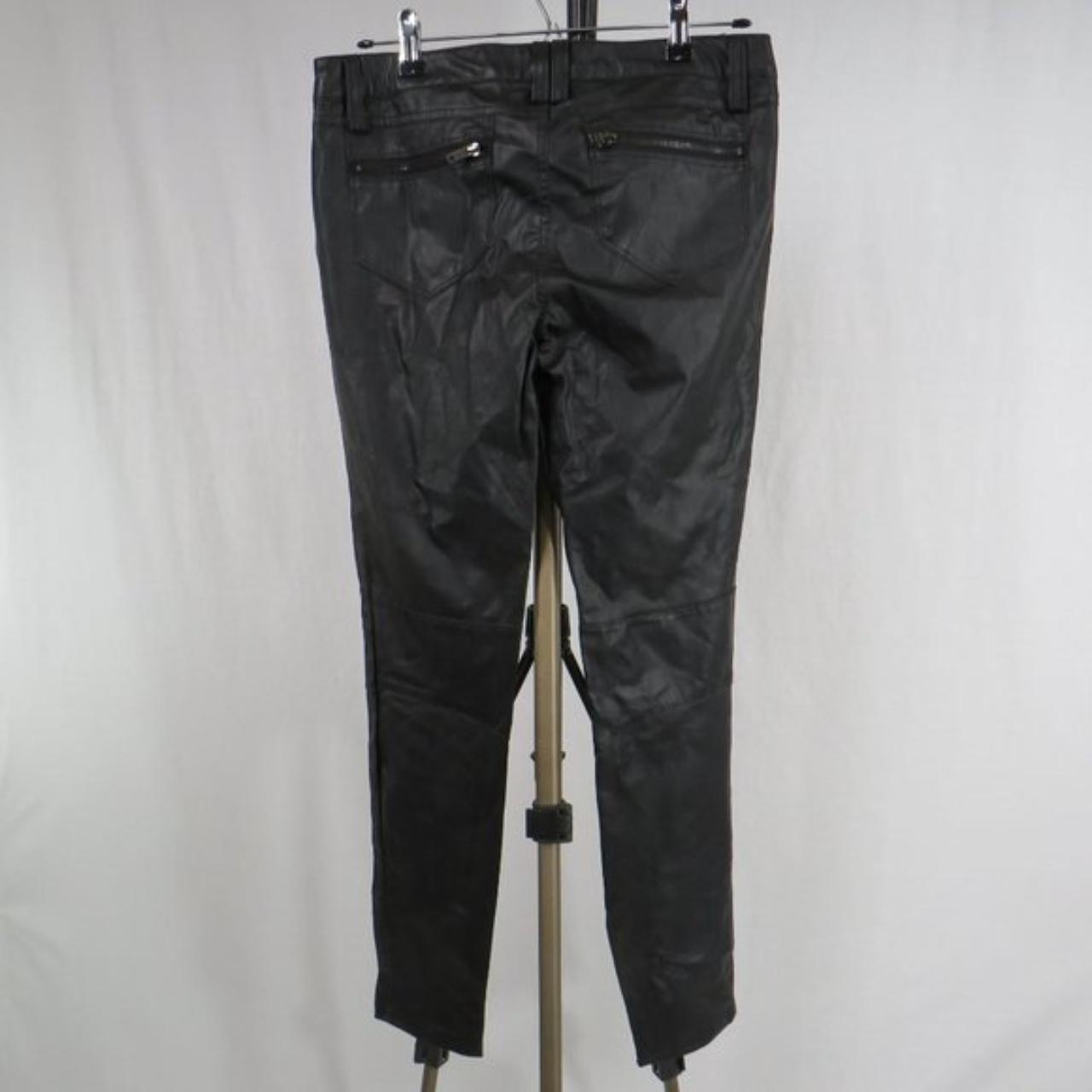 Boutique XXI black leather pants with classic... - Depop