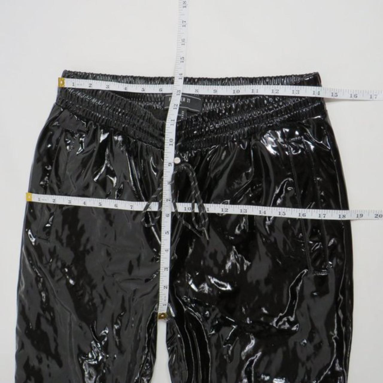 vinyl jogger pants