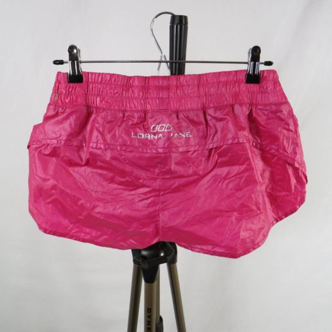 Pink Lorna Jane Shorts With Hidden Back Depop