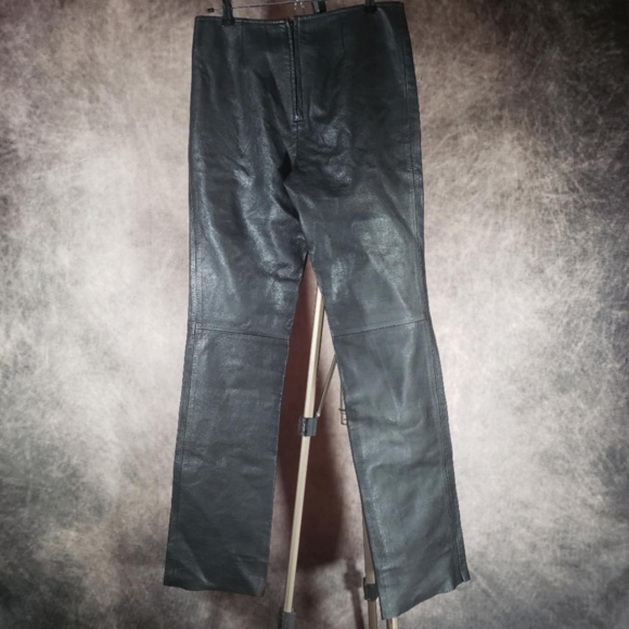 Nice vintage Collezione lambskin leather pants.... - Depop