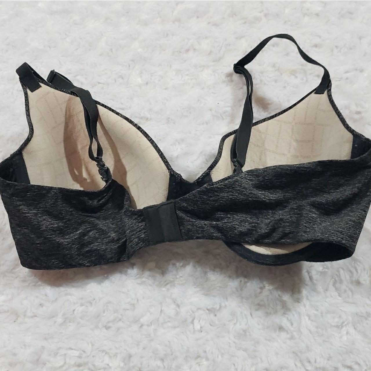 Victorias Secret Size 36C Uplift Semi Demi Bra Gray... - Depop