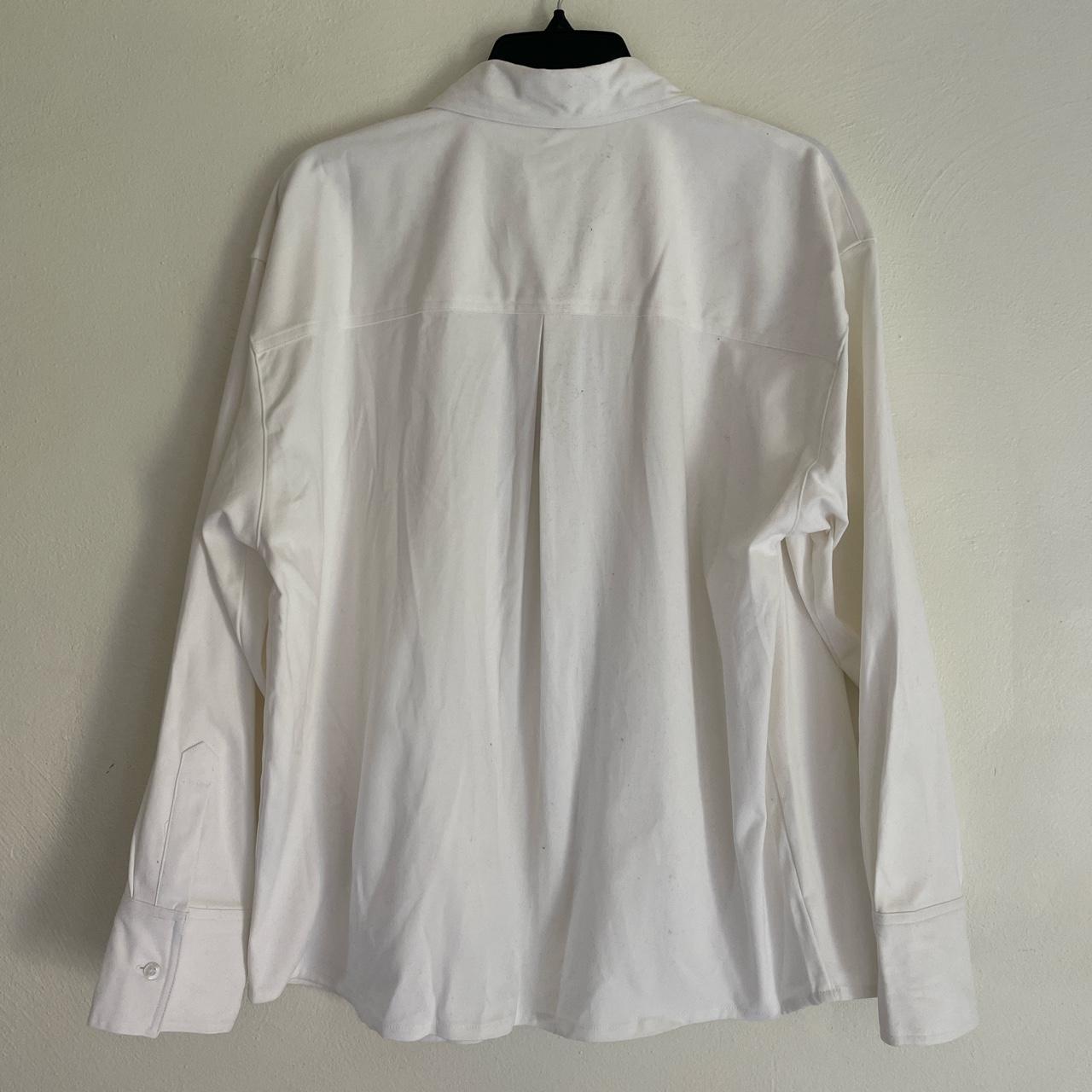 NA-KD Women's White Shirt | Depop