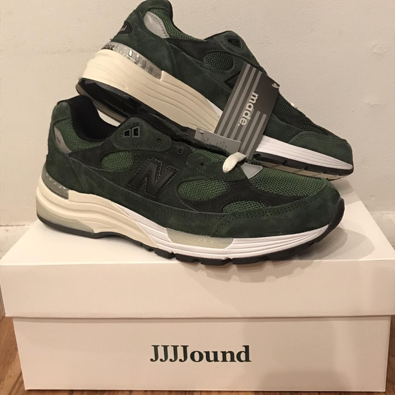 Jjjjound X New Balance 992 Green Size 9 Very Depop