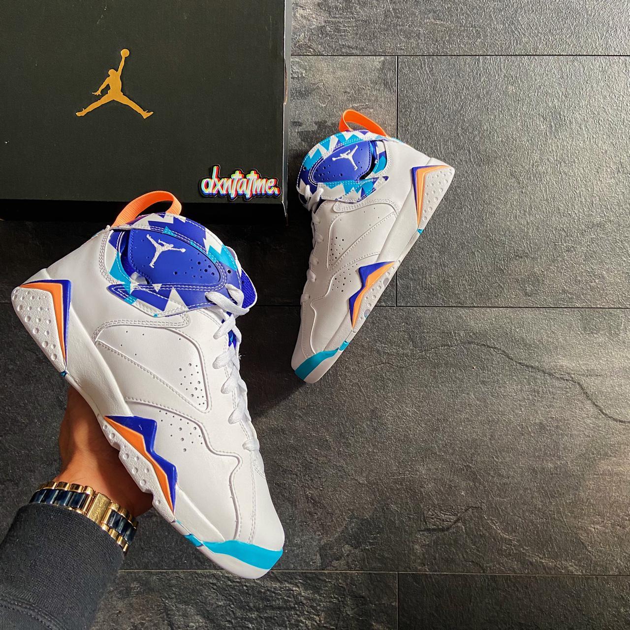 nike air jordan 7 white chlorine blue