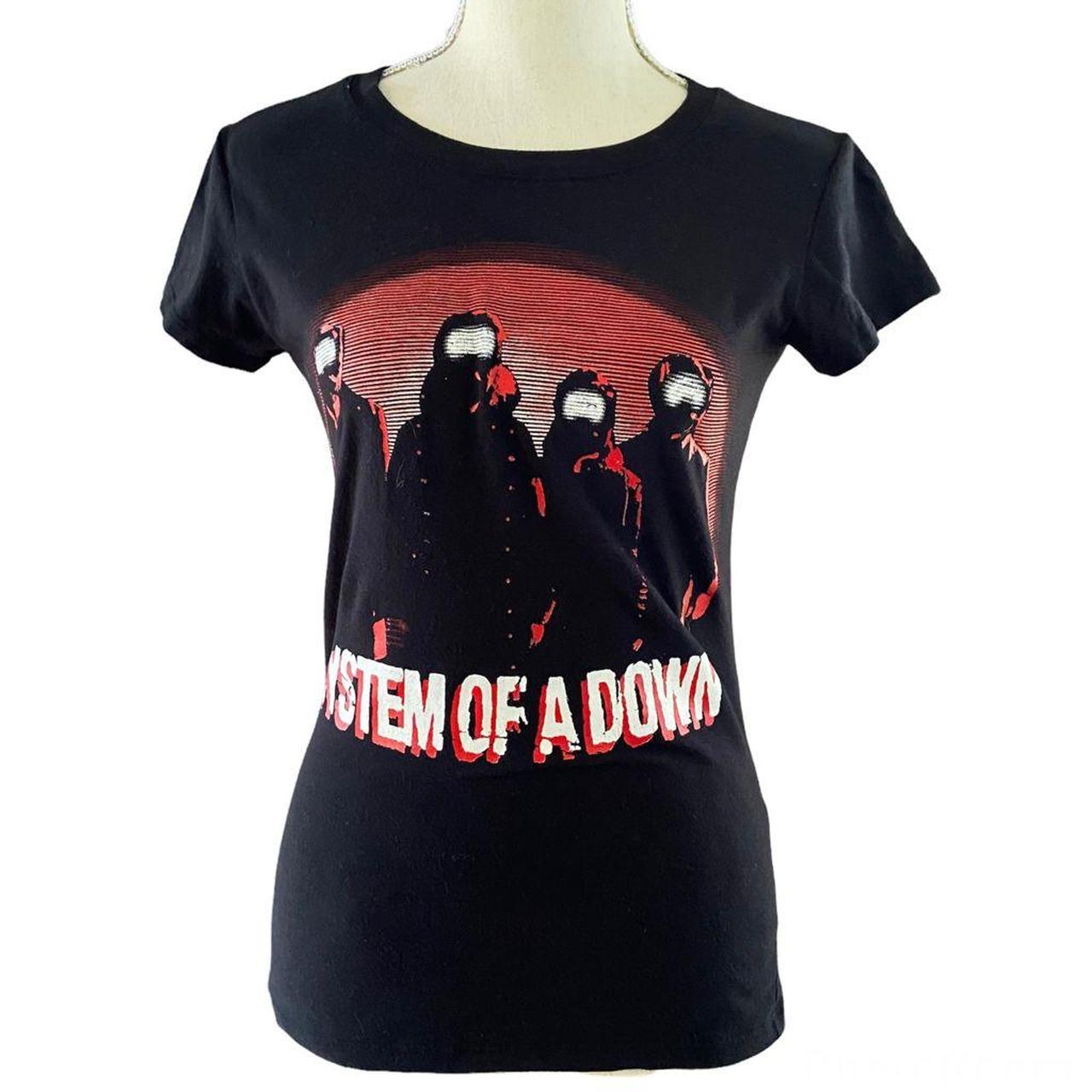 System Of A Down Band Fitted Babydoll TShirt... Depop