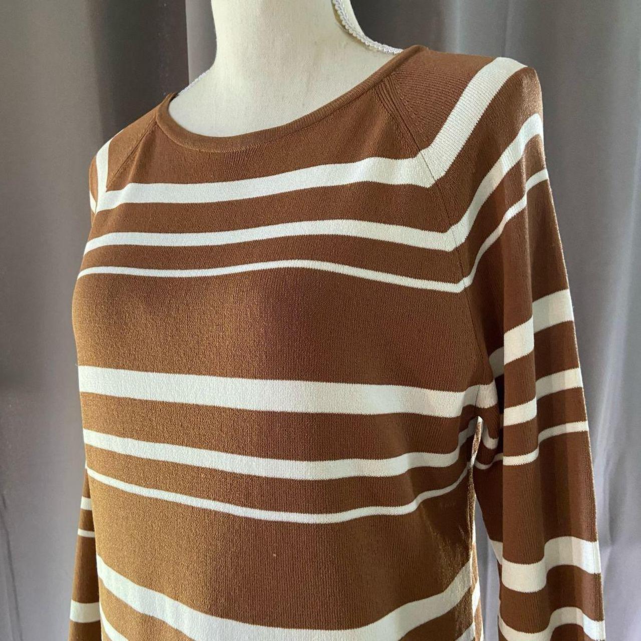 Pendleton Women's Brown and White Jumper (3)
