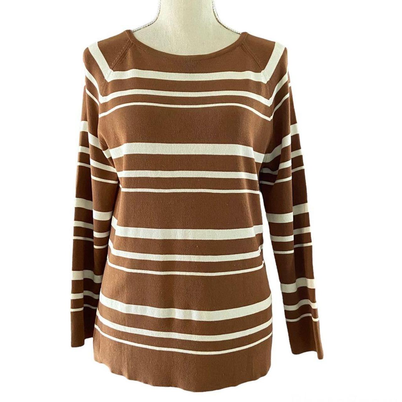 Pendleton Women's Brown and White Jumper