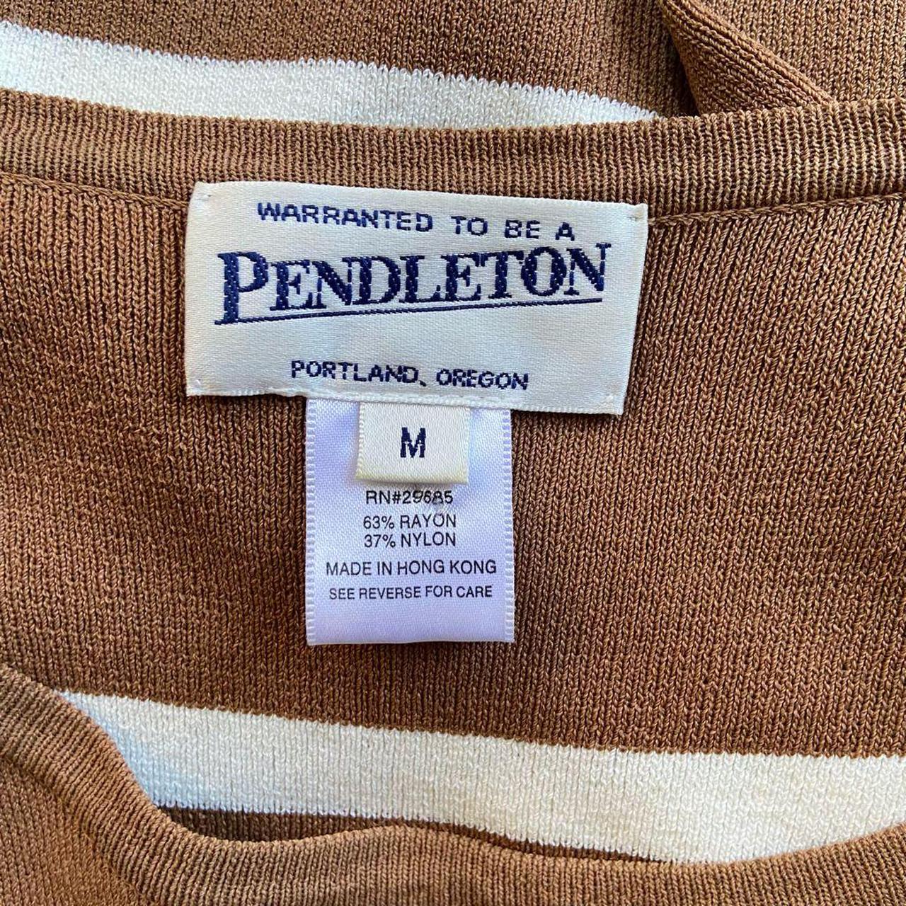 Pendleton Women's Brown and White Jumper (4)