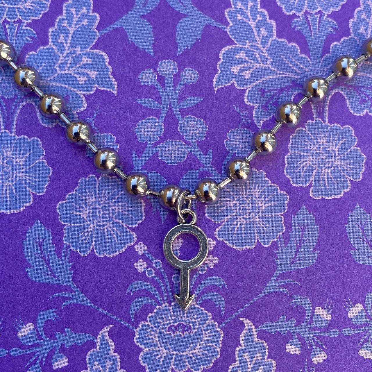 Women's Grey and Silver Jewellery Depop