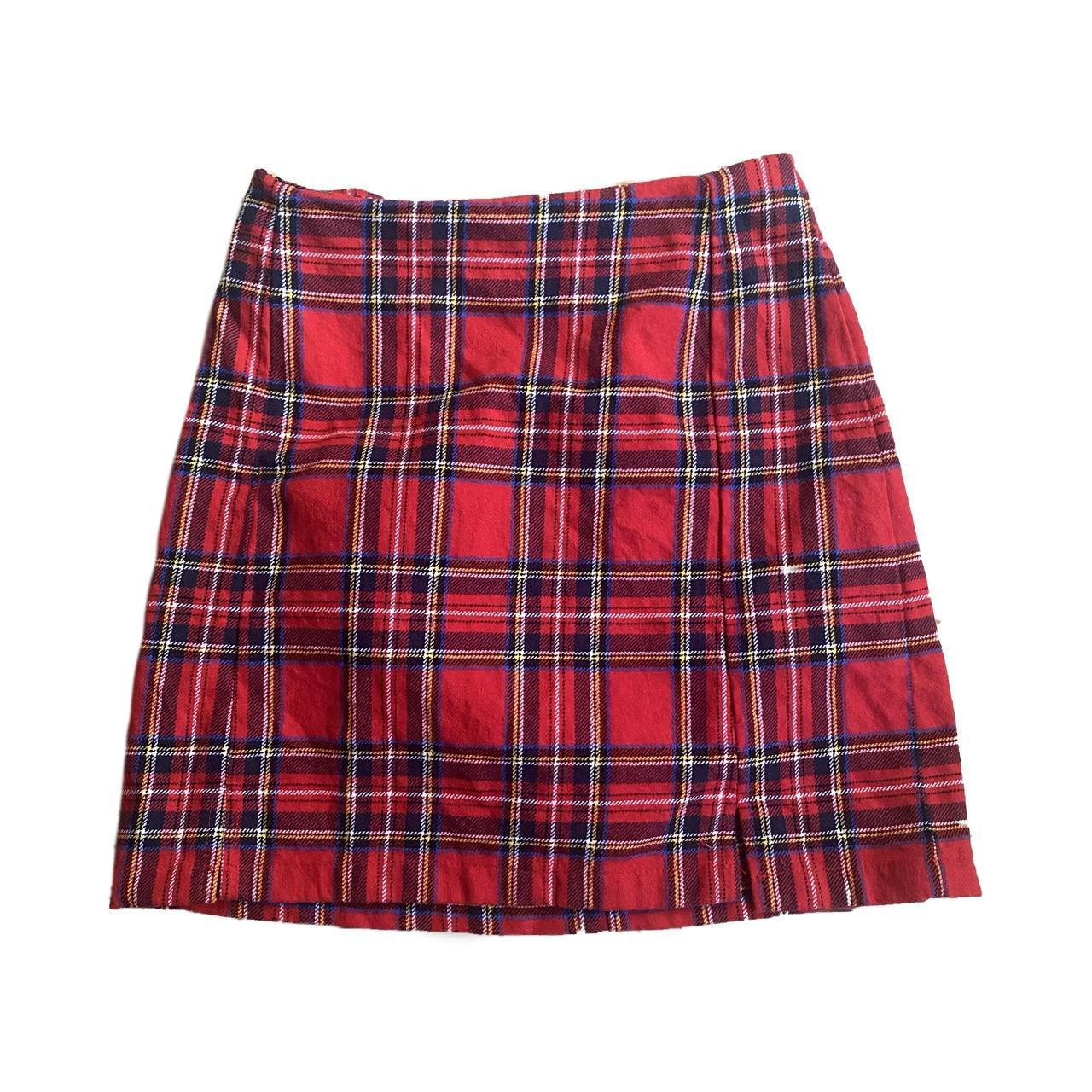 Brandy Melville Women's Red Skirt | Depop