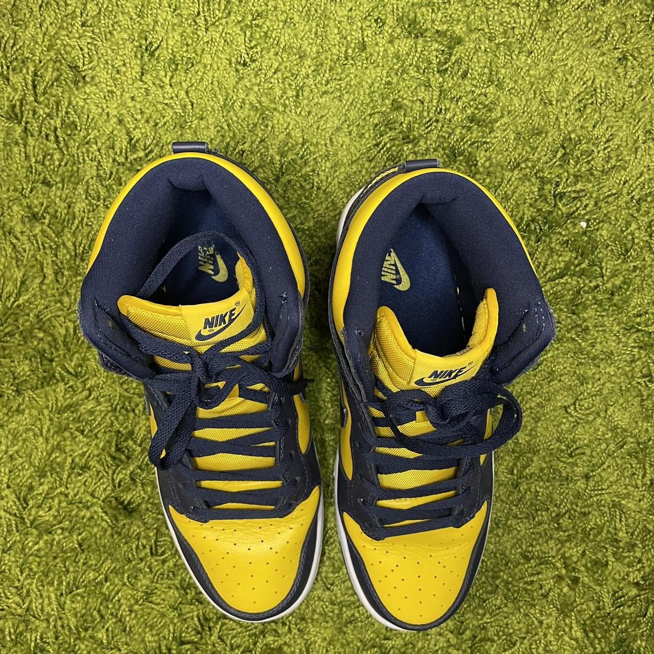 mens nike dunk high michigan