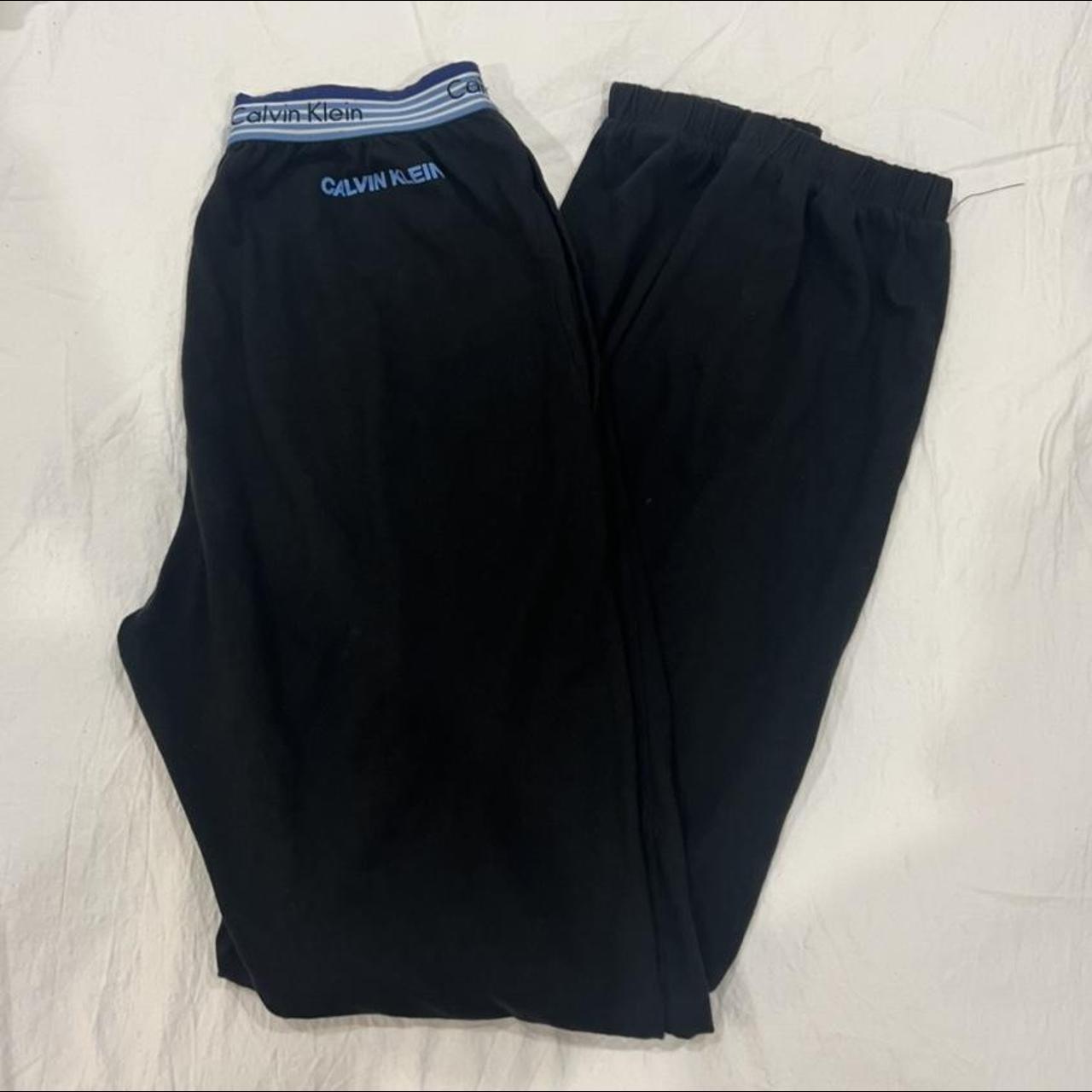 Calvin Klein Women's Black Joggerstracksuits Depop