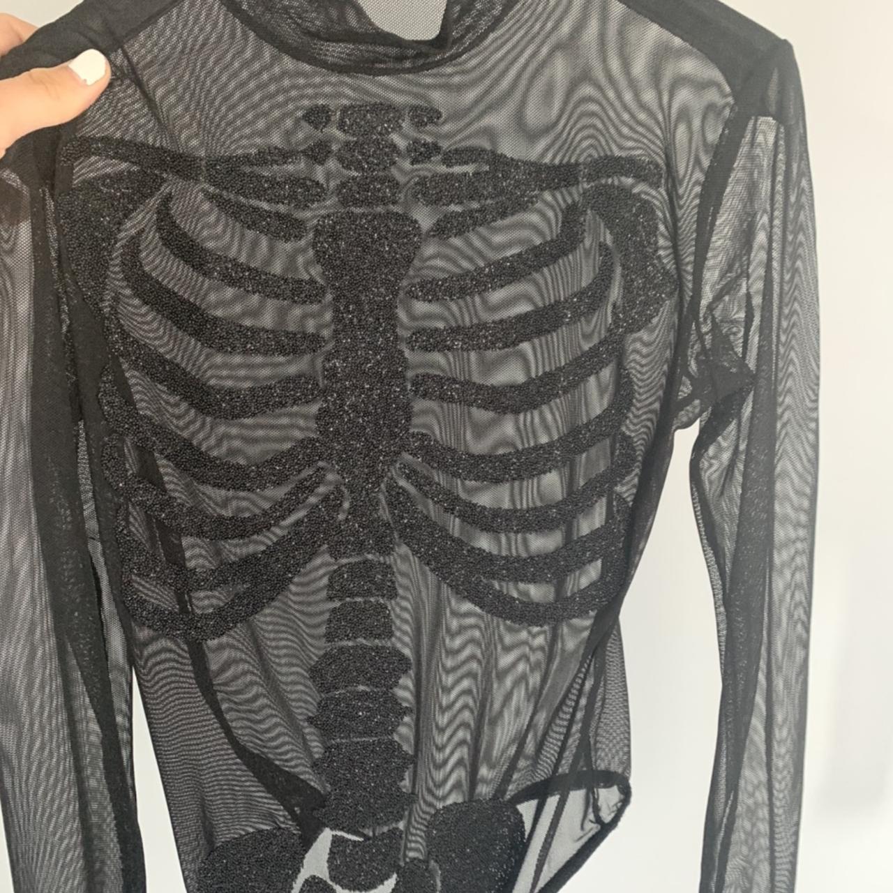 Shops pretty little thing skeleton bodysuit