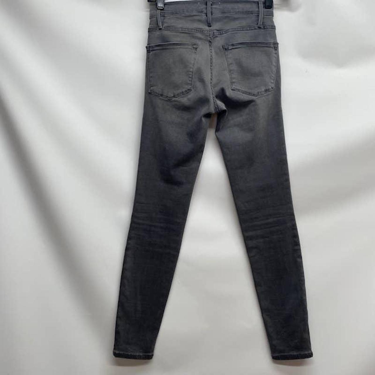 Frame Le High Skinny Gray Jeans sz 23 Stretchy These... - Depop