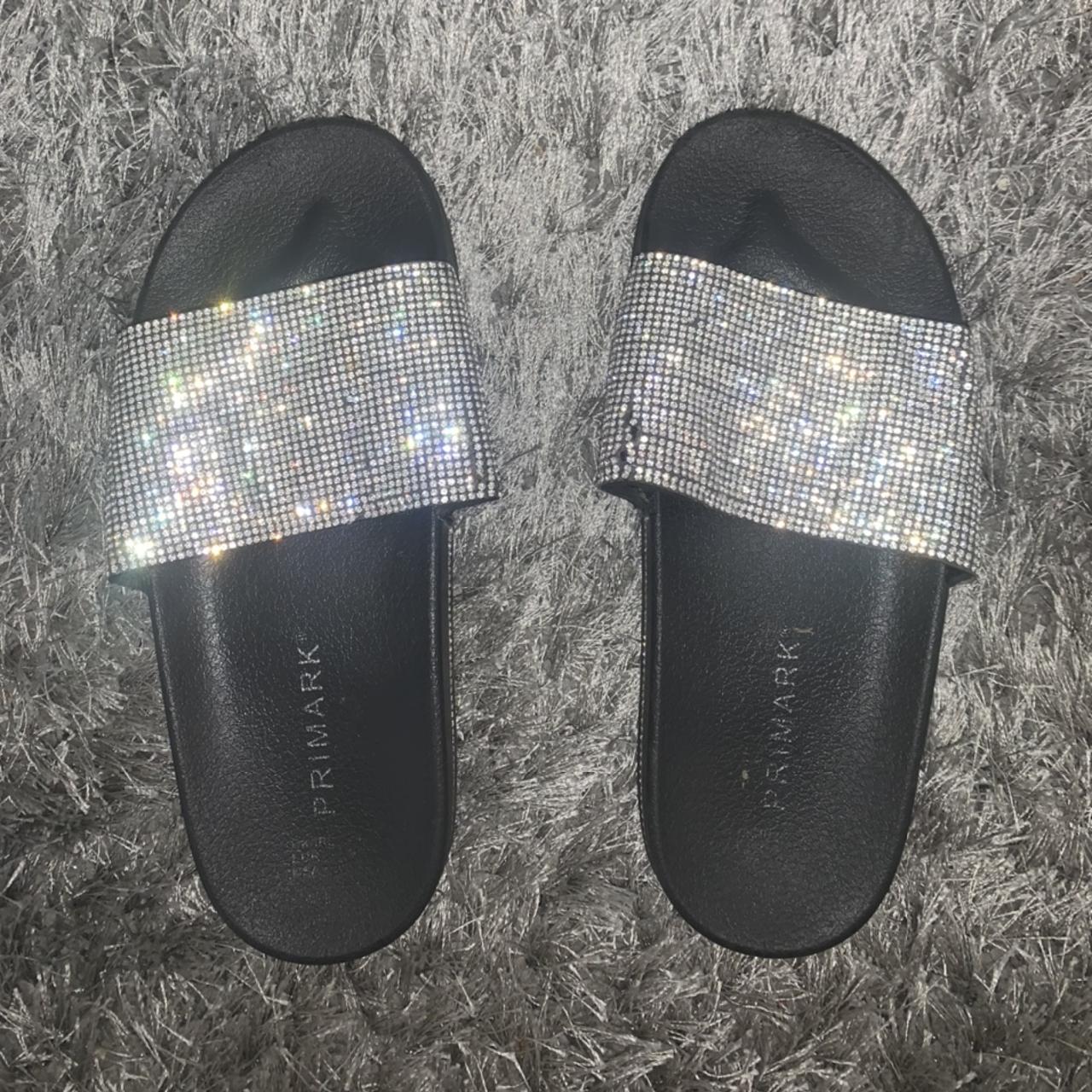 Primark discount glitter sliders